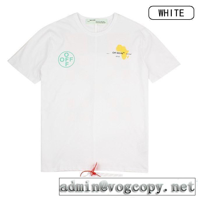 2色可選 半袖Tシャツ人気ストリートブランド新品 2019春夏は人気定番 Off-White オフホワイト