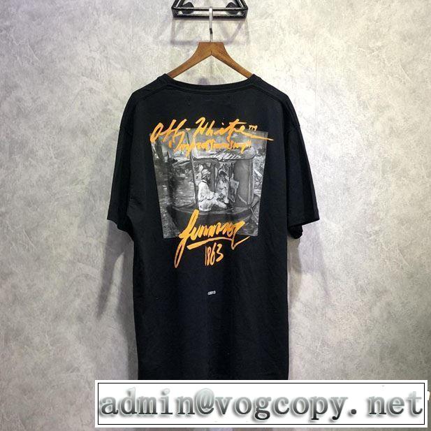 Off-White オフホワイト 半袖Tシャツ 2色可選 魅力的なカラー使い 2019年夏の一押しファッションアイテム