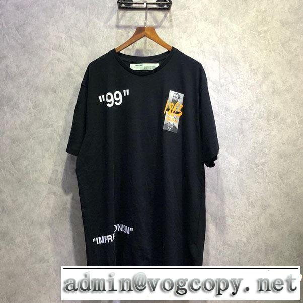 Off-White オフホワイト 半袖Tシャツ 2色可選 魅力的なカラー使い 2019年夏の一押しファッションアイテム