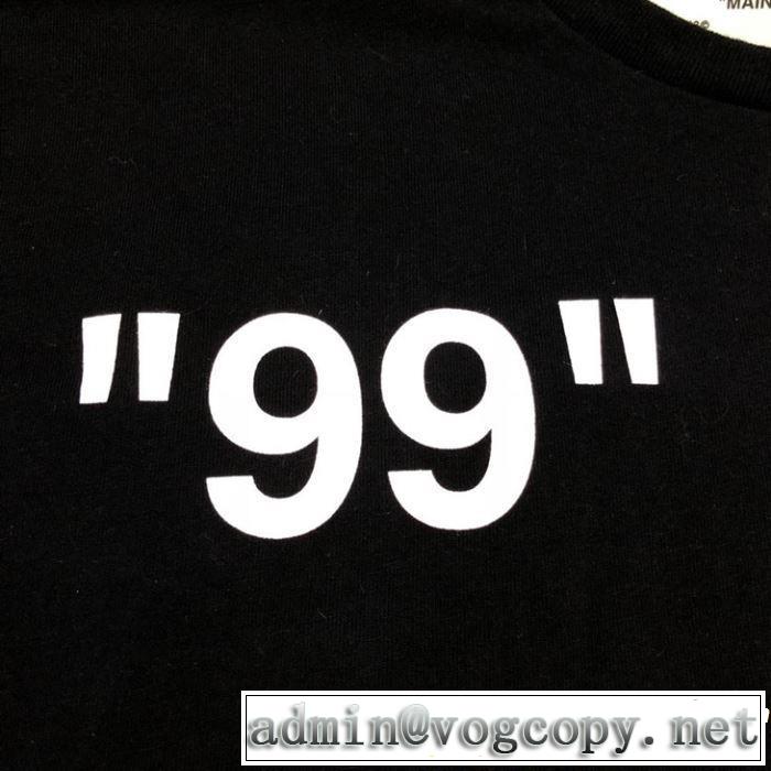 Off-White オフホワイト 半袖Tシャツ 2色可選 魅力的なカラー使い 2019年夏の一押しファッションアイテム