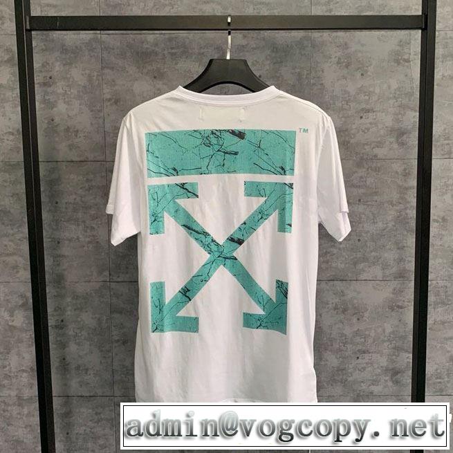 春夏らしい爽やかさ 2019即旬な装いに Off-White オフホワイト 半袖Tシャツ 2色可選 off-white 19ss】 OW 19ss