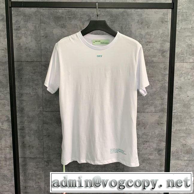 春夏らしい爽やかさ 2019即旬な装いに Off-White オフホワイト 半袖Tシャツ 2色可選 off-white 19ss】 OW 19ss