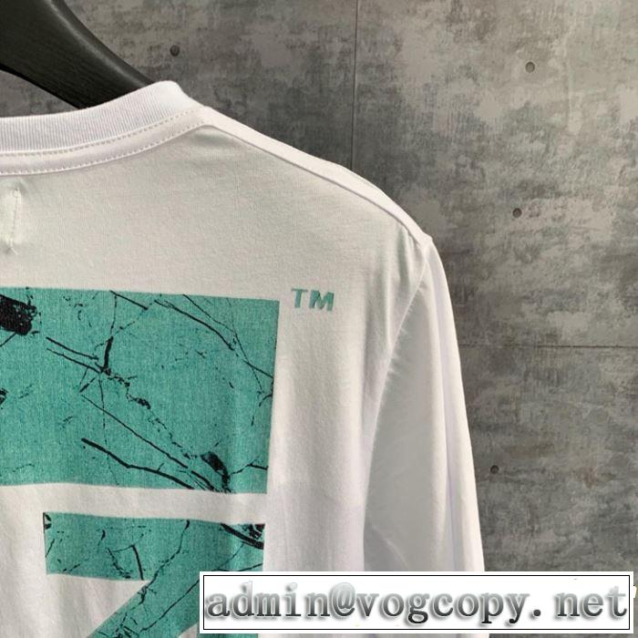 春夏らしい爽やかさ 2019即旬な装いに Off-White オフホワイト 半袖Tシャツ 2色可選 off-white 19ss】 OW 19ss