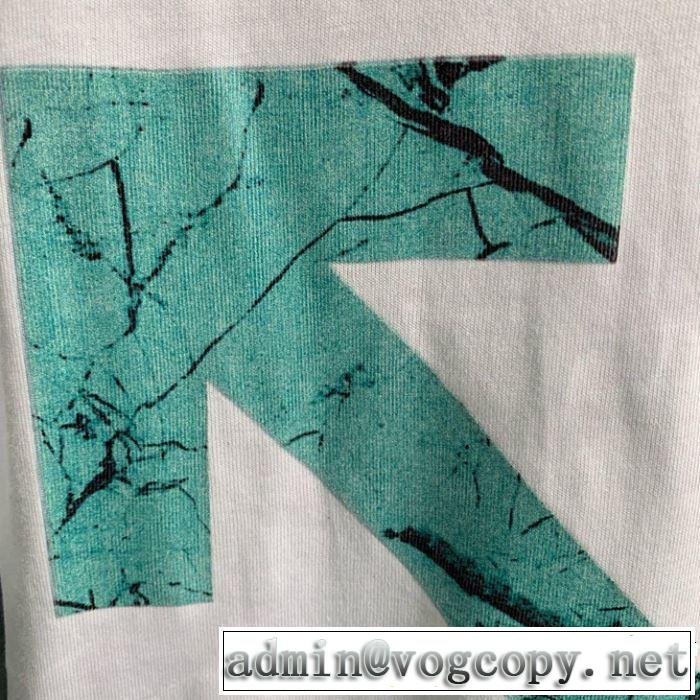 春夏らしい爽やかさ 2019即旬な装いに Off-White オフホワイト 半袖Tシャツ 2色可選 off-white 19ss】 OW 19ss
