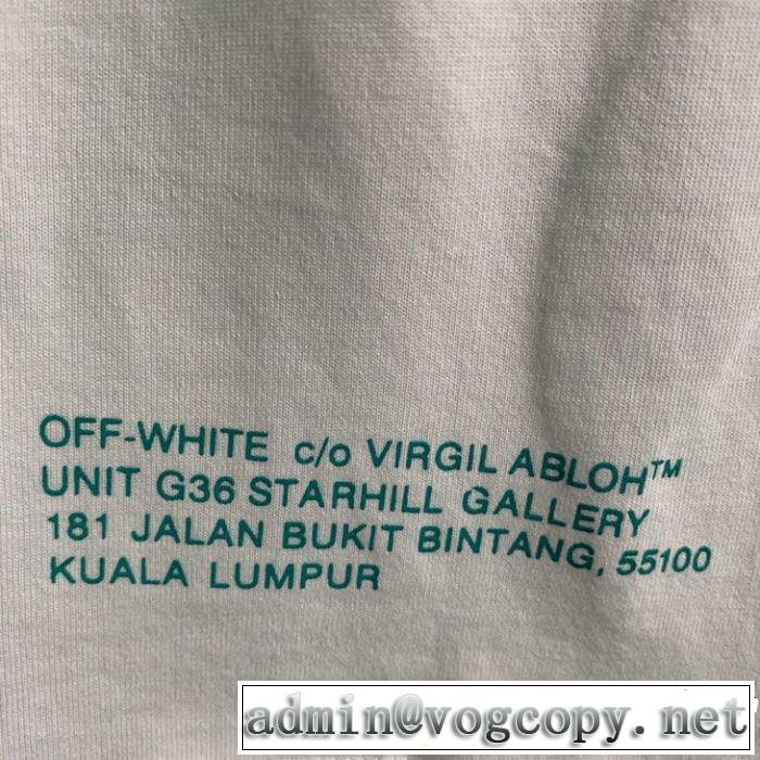 春夏らしい爽やかさ 2019即旬な装いに Off-White オフホワイト 半袖Tシャツ 2色可選 off-white 19ss】 OW 19ss