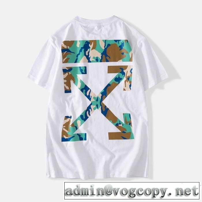 Off-White オフホワイト 半袖Tシャツ OFF-WHITE 2色可選 2019年春夏のトレンドアイテム 定番のスタイル春夏限定