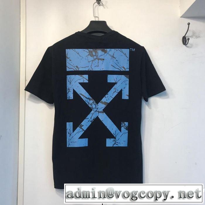 2019年春夏流行ファッション 大人の可愛さを引き立て Off-White オフホワイト 半袖Tシャツ off-white 19 2色可選