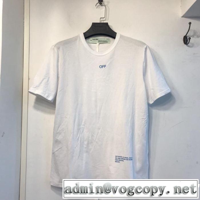 2019年春夏流行ファッション 大人の可愛さを引き立て Off-White オフホワイト 半袖Tシャツ off-white 19 2色可選