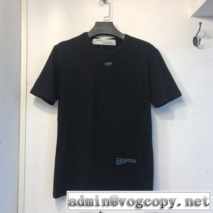 2019年春夏流行ファッション 大人の可愛さを引き立て Off-White オフホワイト 半袖Tシャツ off-white 19 2色可選