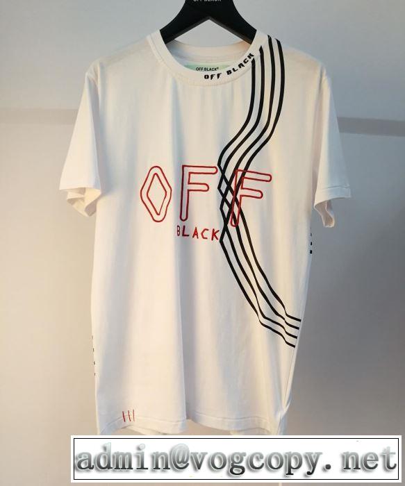  Off-White オフホワイト2019春夏は人気定番 Tシャツ/半袖 3色可選 知的な夏のスタイル