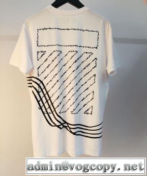 Off-White オフホワイト2019春夏は人気定番 Tシャツ/半袖 3色可選 知的な夏のスタイル