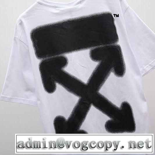 2色可選《2019年》今、注目のストリート季節感のあるファッション Off-White オフホワイト Tシャツ/半袖