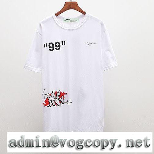 2019春夏は人気定番Off-White  2色可選オフホワイトブランドの話題の新作も！ Tシャツ/半袖
