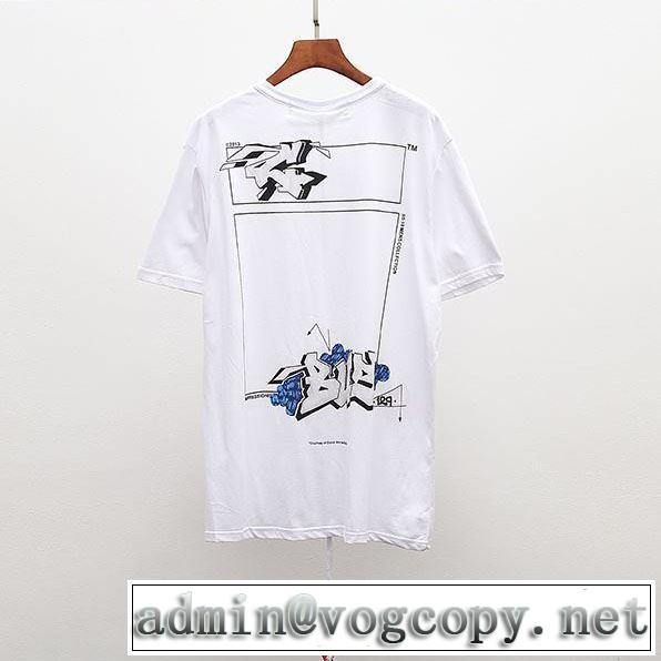 2019春夏は人気定番Off-White  2色可選オフホワイトブランドの話題の新作も！ Tシャツ/半袖