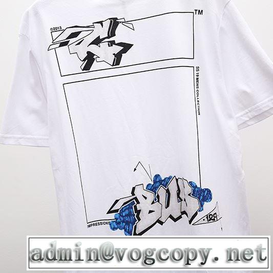 2019春夏は人気定番Off-White  2色可選オフホワイトブランドの話題の新作も！ Tシャツ/半袖