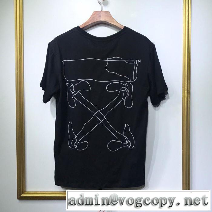 Off-White ブランドの話題の新作も！オフホワイト 2019年夏の一押しファッションアイテム Tシャツ/半袖 2色可選