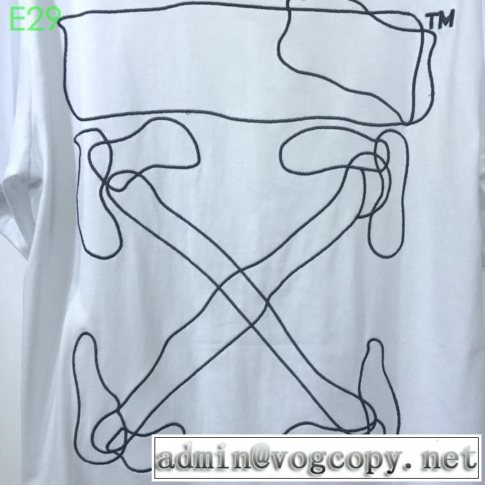 Off-White ブランドの話題の新作も！オフホワイト 2019年夏の一押しファッションアイテム Tシャツ/半袖 2色可選