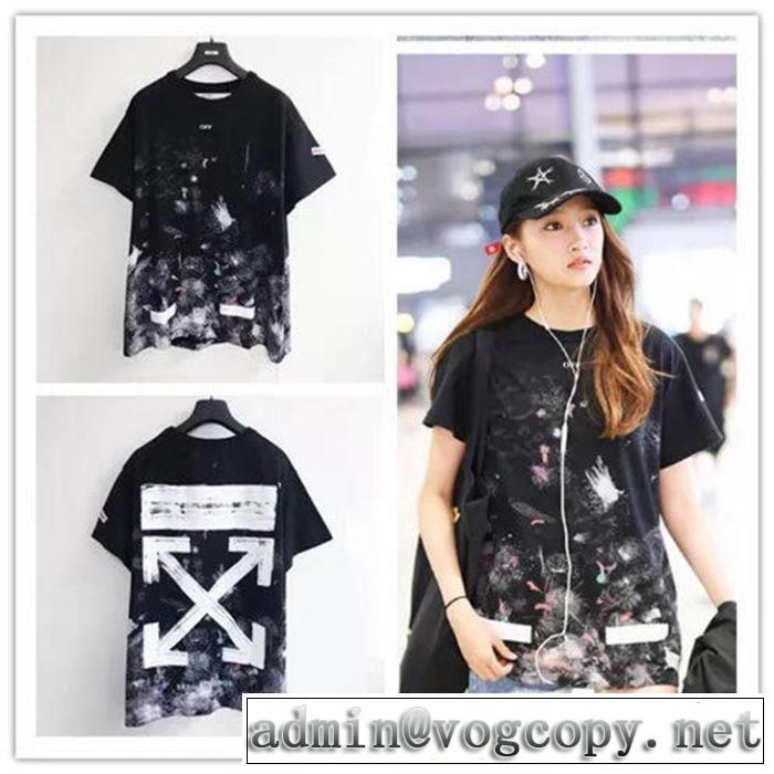  人気ストリートブランド新品  Off-White オフホワイト2019春夏は人気定番 Tシャツ/半袖