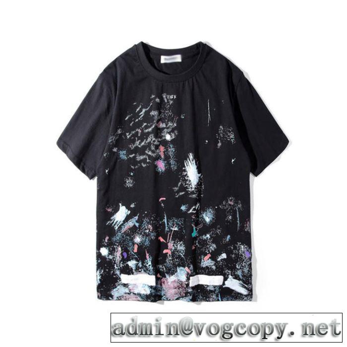 人気ストリートブランド新品  Off-White オフホワイト2019春夏は人気定番 Tシャツ/半袖
