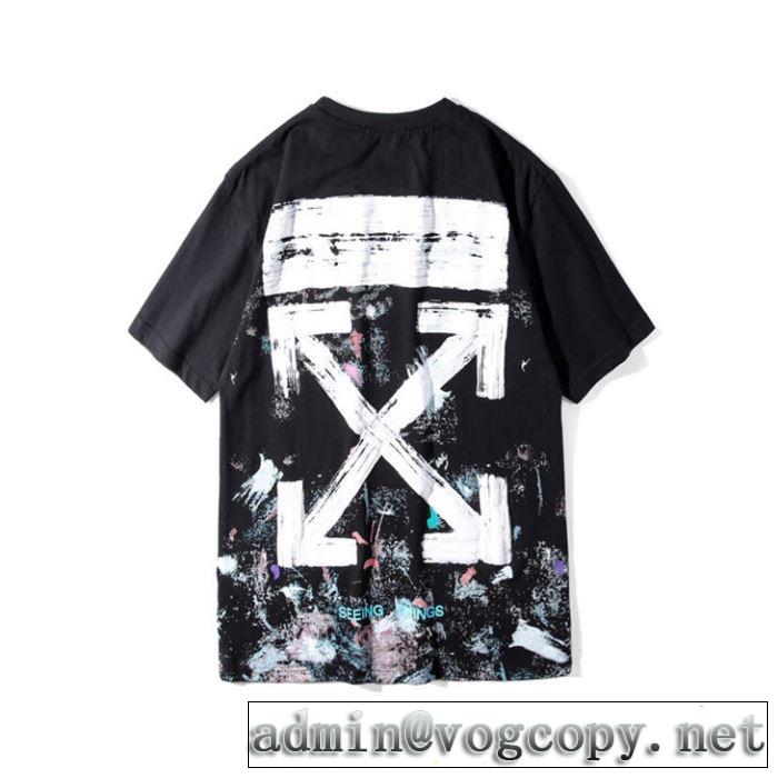 人気ストリートブランド新品  Off-White オフホワイト2019春夏は人気定番 Tシャツ/半袖