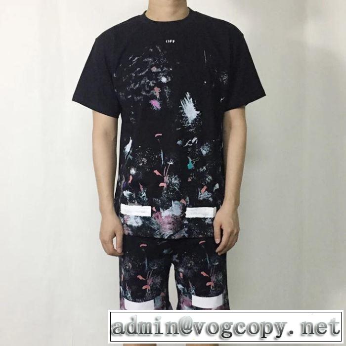 人気ストリートブランド新品  Off-White オフホワイト2019春夏は人気定番 Tシャツ/半袖
