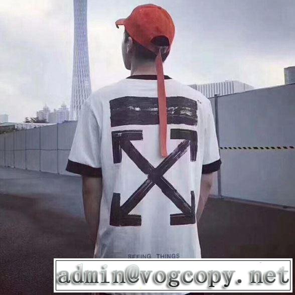 さわやか夏スタイル新品  Off-White 2色可選 オフホワイト Tシャツ/半袖 2019年春夏シーズンの人気