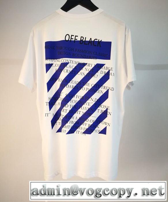 2019春夏人気トレンドアイテム Off-White ブランドの話題の新作も！ オフホワイト Tシャツ/半袖 2色可選