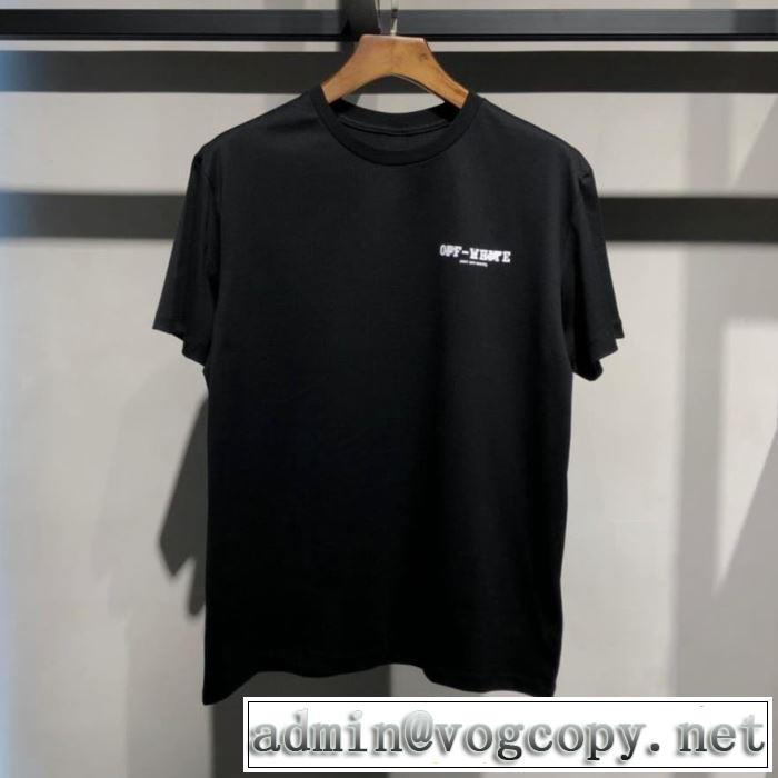 派手にはなりすぎず  Off-White オフホワイト《2019年》今、注目のストリート Tシャツ/半袖
