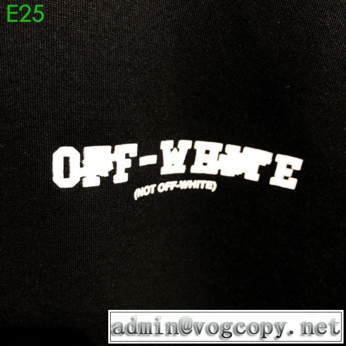 派手にはなりすぎず  Off-White オフホワイト《2019年》今、注目のストリート Tシャツ/半袖