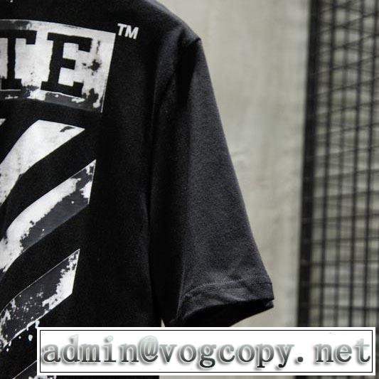 Off-Whiteおしゃれな夏ファッション2019 オフホワイト Tシャツ/半袖  絶妙にオシャレ人気アイテム