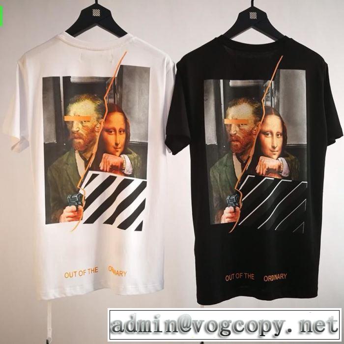  Off-White2019春夏は人気定番 オフホワイト 都市独特のトレンドアイテム Tシャツ/半袖 2色可選