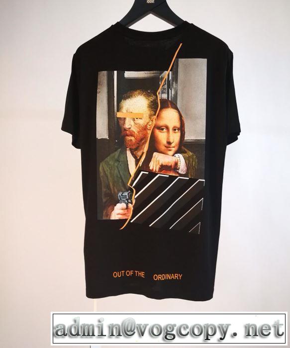 Off-White2019春夏は人気定番 オフホワイト 都市独特のトレンドアイテム Tシャツ/半袖 2色可選