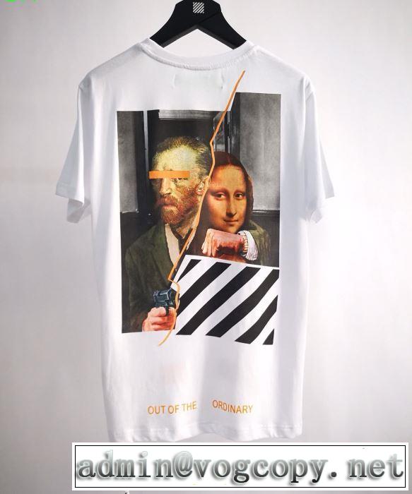 Off-White2019春夏は人気定番 オフホワイト 都市独特のトレンドアイテム Tシャツ/半袖 2色可選