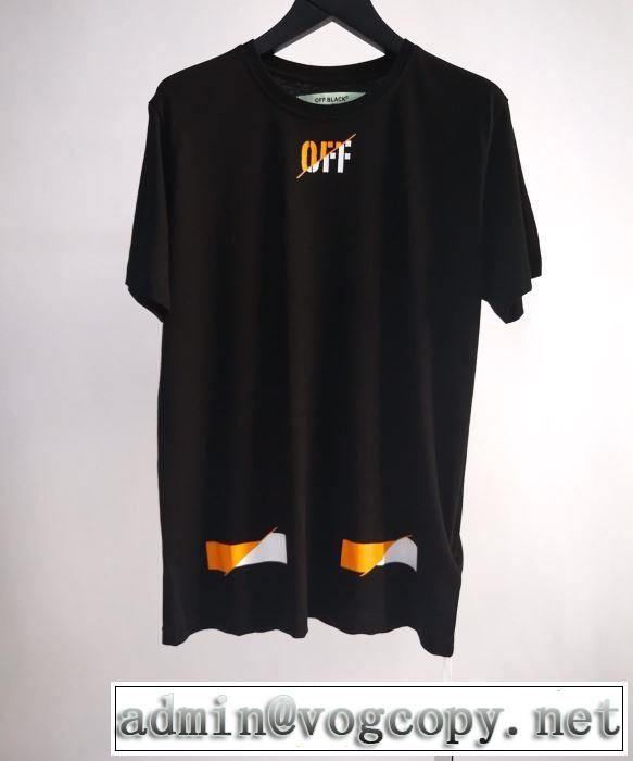 Off-White2019春夏は人気定番 オフホワイト 都市独特のトレンドアイテム Tシャツ/半袖 2色可選