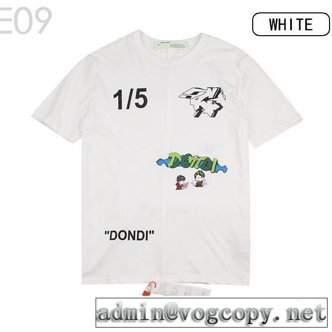  毎年トレンドアイテムが出る  Off-White オフホワイト2019SS Tシャツ/半袖 2色可選