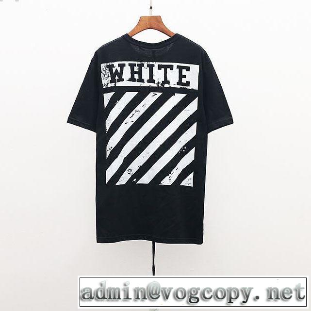 夏に良く似合うちょっと新品 Off-White オフホワイト2019年春夏シーズンの人気 Tシャツ/半袖