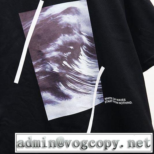 夏に良く似合うちょっと新品 Off-White オフホワイト2019年春夏シーズンの人気 Tシャツ/半袖