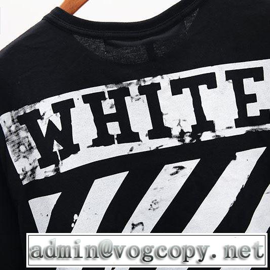 夏に良く似合うちょっと新品 Off-White オフホワイト2019年春夏シーズンの人気 Tシャツ/半袖