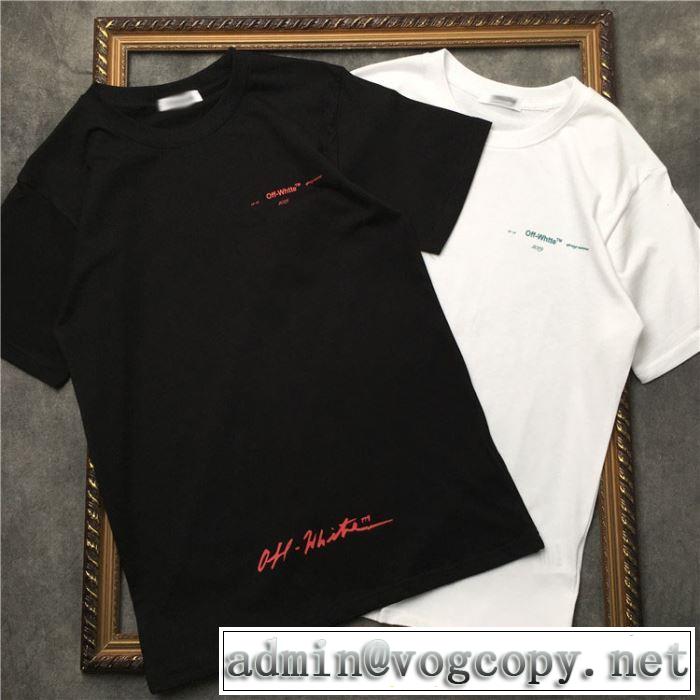 大人カジュアル上手に Off-White オフホワイト 2019年春夏シーズンの人気 Tシャツ/半袖