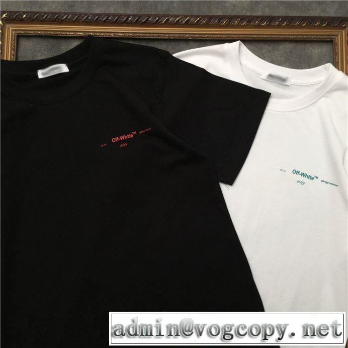 大人カジュアル上手に Off-White オフホワイト 2019年春夏シーズンの人気 Tシャツ/半袖