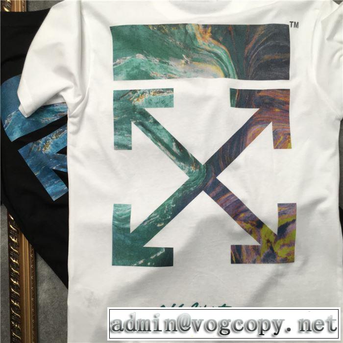 大人カジュアル上手に Off-White オフホワイト 2019年春夏シーズンの人気 Tシャツ/半袖