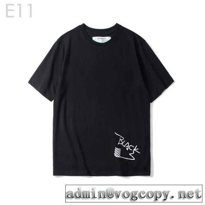Off-White 2019年春夏シーズンの人気オフホワイト Tシャツ/半袖 2色可選 最近のトレンドアイテム