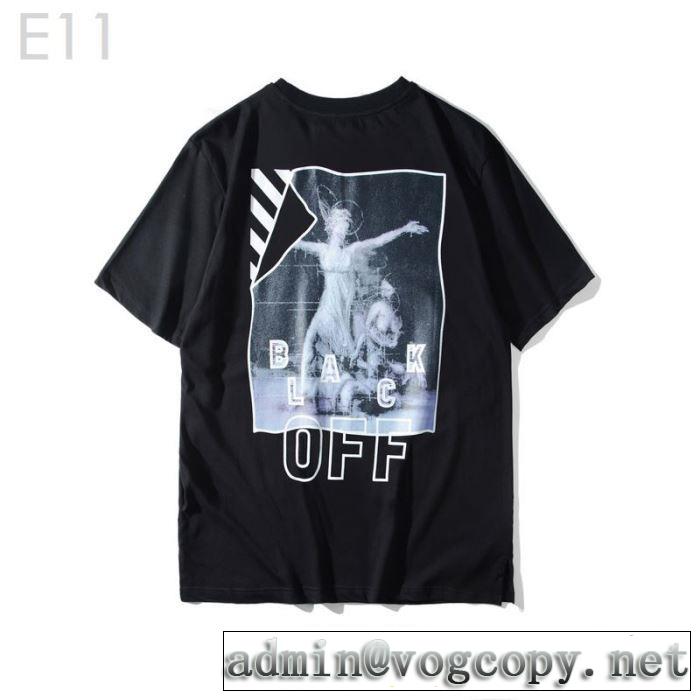  着回し力も抜群です！ 2色可選  Off-White 2019年夏の一押しファッションアイテムオフホワイト Tシャツ/半袖