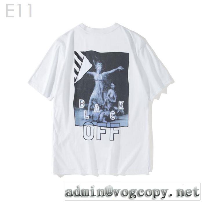 着回し力も抜群です！ 2色可選  Off-White 2019年夏の一押しファッションアイテムオフホワイト Tシャツ/半袖