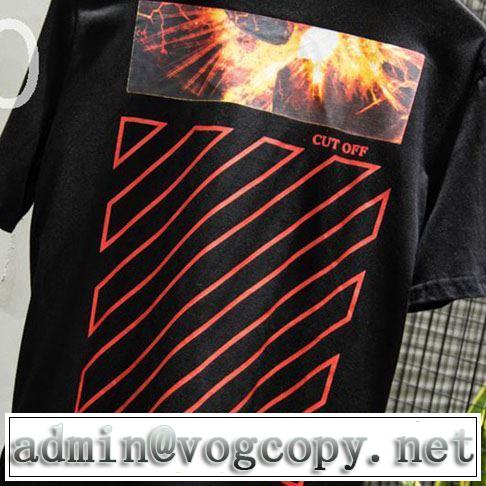 海外セレブは大人気 Off-White オフホワイト2019年春夏シーズンの人気  Tシャツ/半袖