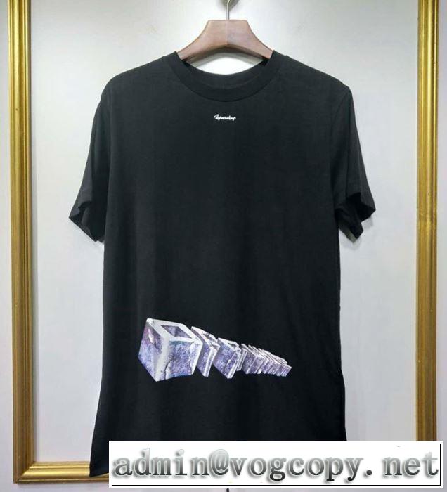  2019春夏人気トレンドアイテム  Off-White 2色可選絶妙にオシャレ人気アイテムオフホワイト Tシャツ/半袖