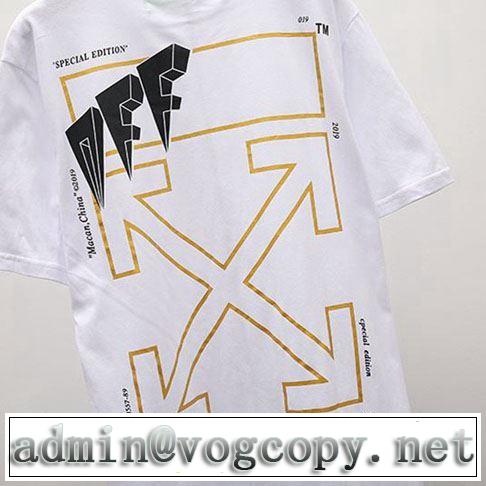 2019年夏の一押しファッションアイテム Off-White オフホワイト Tシャツ/半袖 2色可選