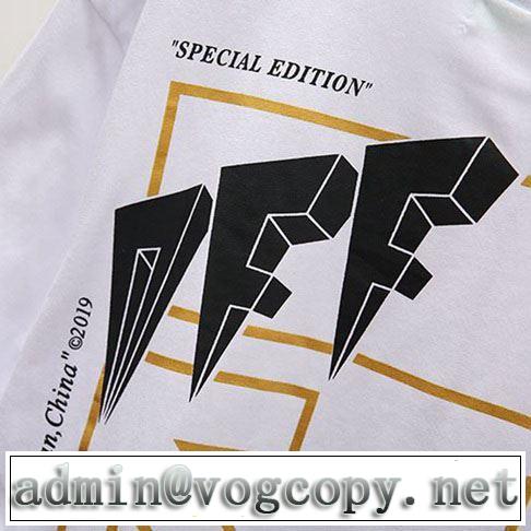 2019年夏の一押しファッションアイテム Off-White オフホワイト Tシャツ/半袖 2色可選