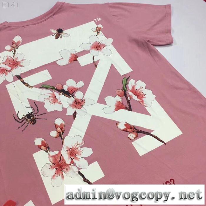 オフホワイト Tシャツ/半袖2019春夏人気トレンドアイテム  オシャレアイテム Off-White