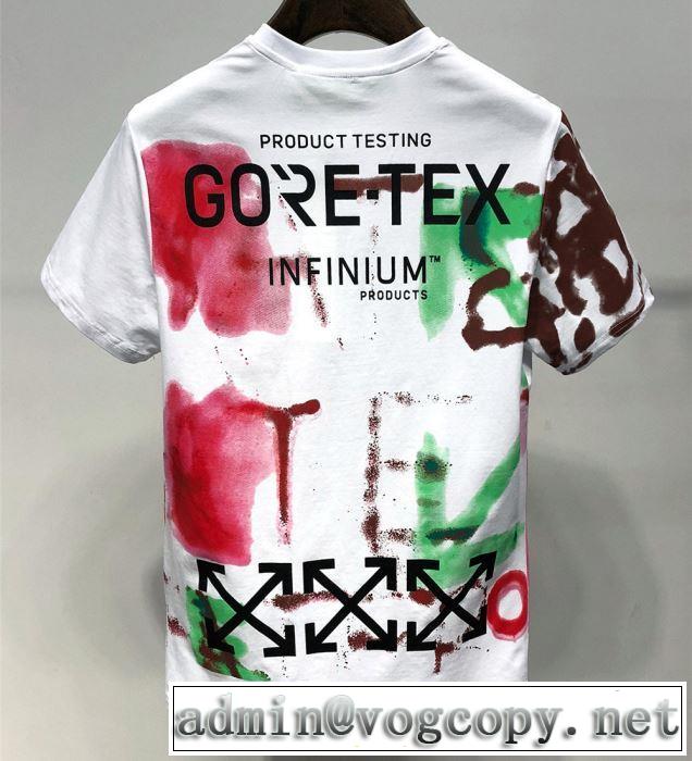 Off-Whiteオシャレアイテム オフホワイト Tシャツ/半袖 2色可選 2019春夏は人気定番